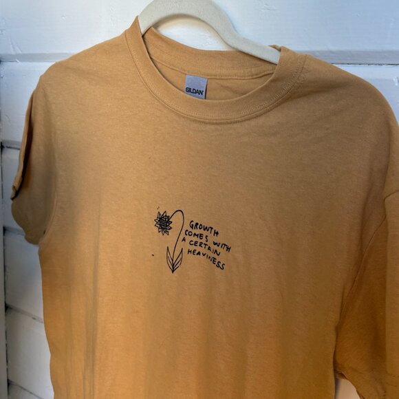 Growth Comes with a Certain Heaviness Printed Tee - Picture 4 of 4